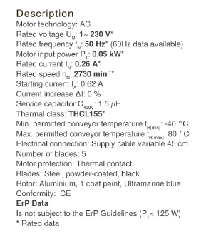 Технические характеристики Ziehl-Abegg FB020-2EK.W8.V5 