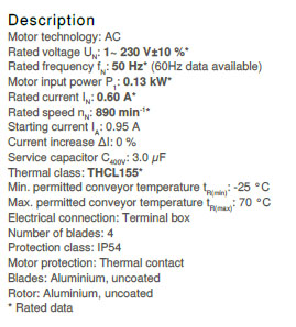 Технические характеристики Ziehl-Abegg FB040-6EK.2C.V4S 