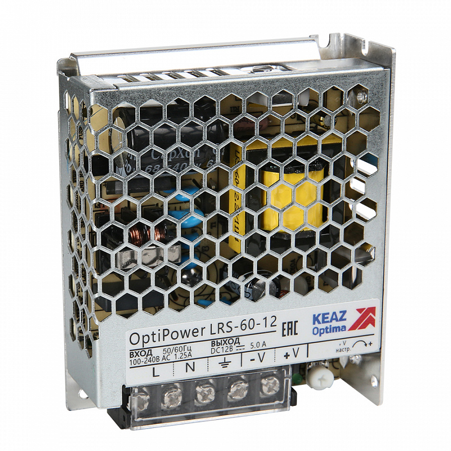 Блок питания панельный OptiPower LRS 75-24 3.5A 1
