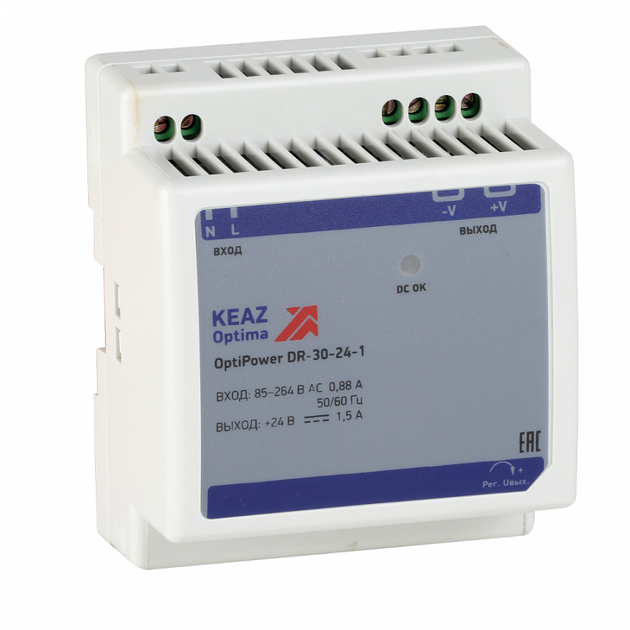 Блок питания OptiPower DR-30-24-1 1