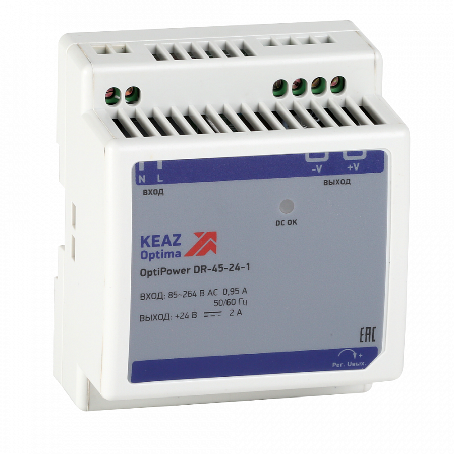 Блок питания OptiPower DR-45-24-1 1