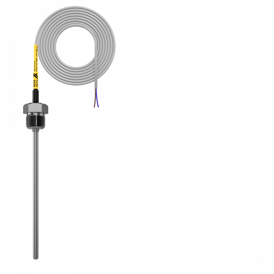 Датчик температуры погружной OptiSensor ESTF-PT1000-150-PVC-2 1