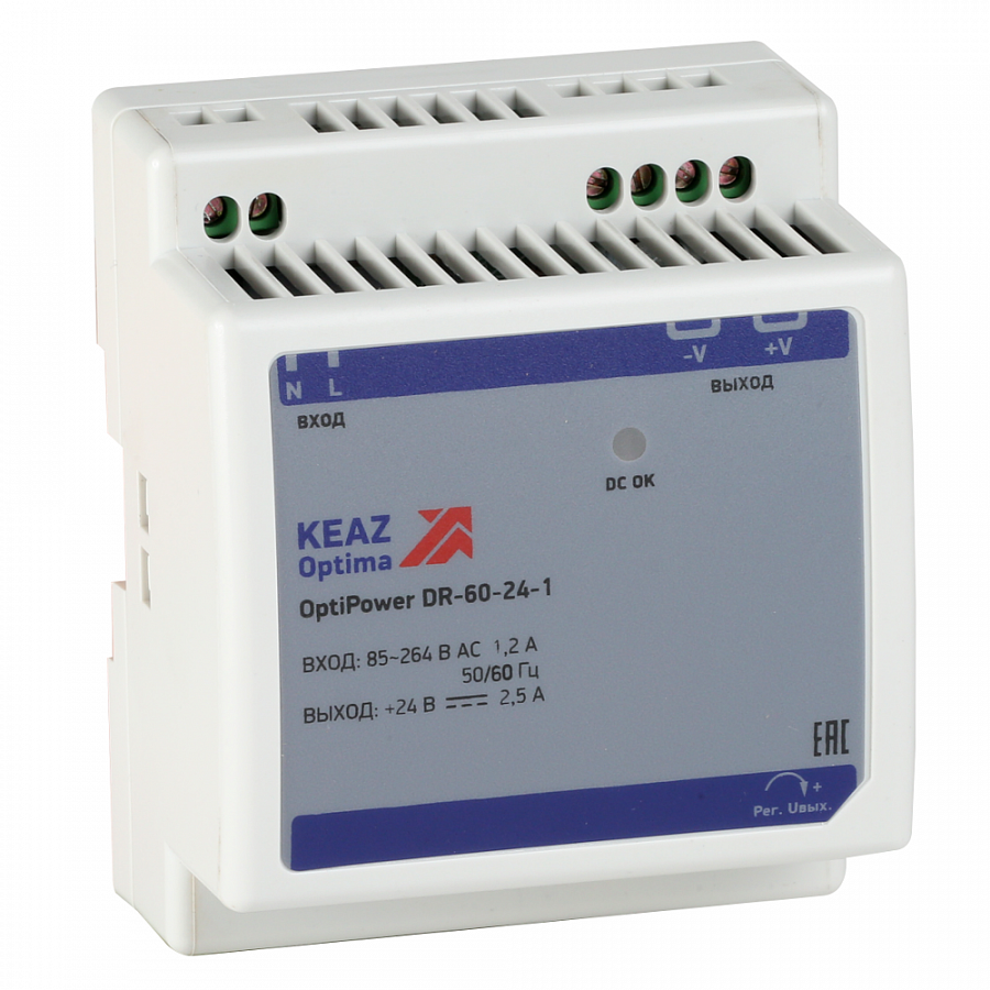 Блок питания OptiPower DR-60-24-1 1